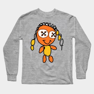 Niña ojos de botón - pashones Long Sleeve T-Shirt